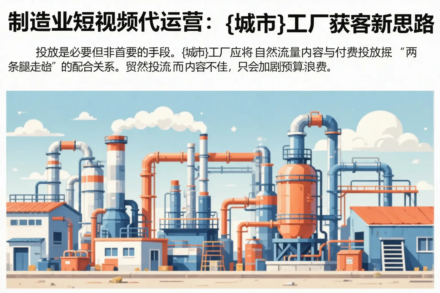 制造业短视频代运营:曲靖工厂获客新思路